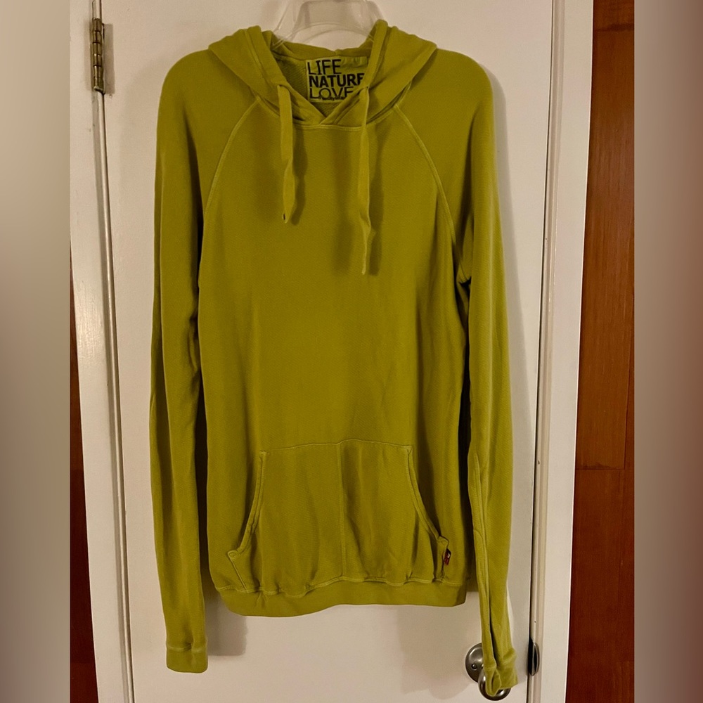 Free City SUPERFLUFF LUX Pullover Hoodie Glowlight Yellow - Picture 2 of 7